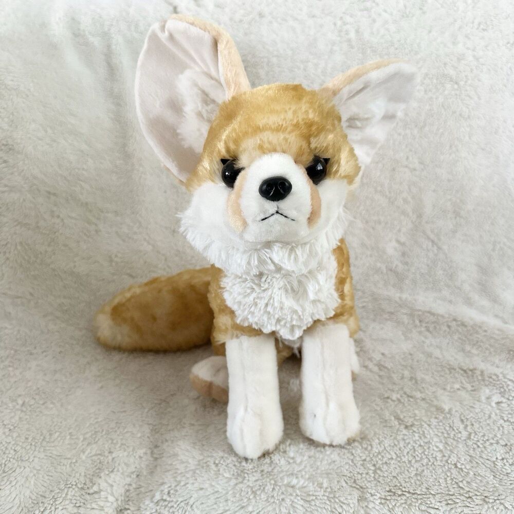 Wild Republic Fennec Fox 13" Realistic Plush Stuffed Animal Toy Zoo Big Ears